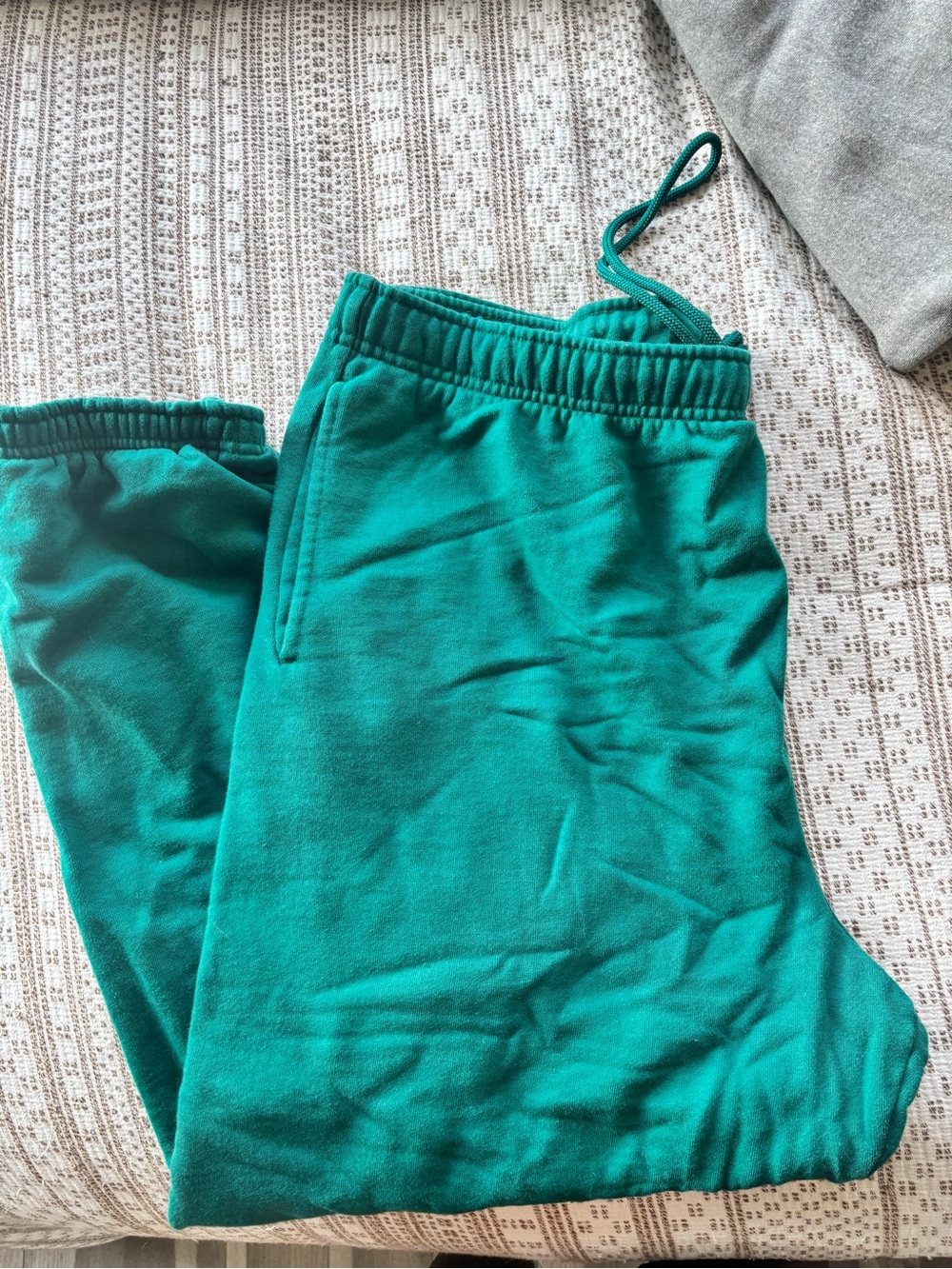 Aritzia TNA green mega sweat fleece Joggers - Picture 3 of 3